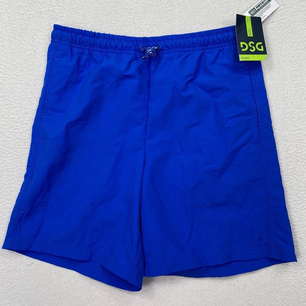 DSG Youth Woven Volley Short Size‎ XL Blue Blaze Athletic Fit Summer Beach